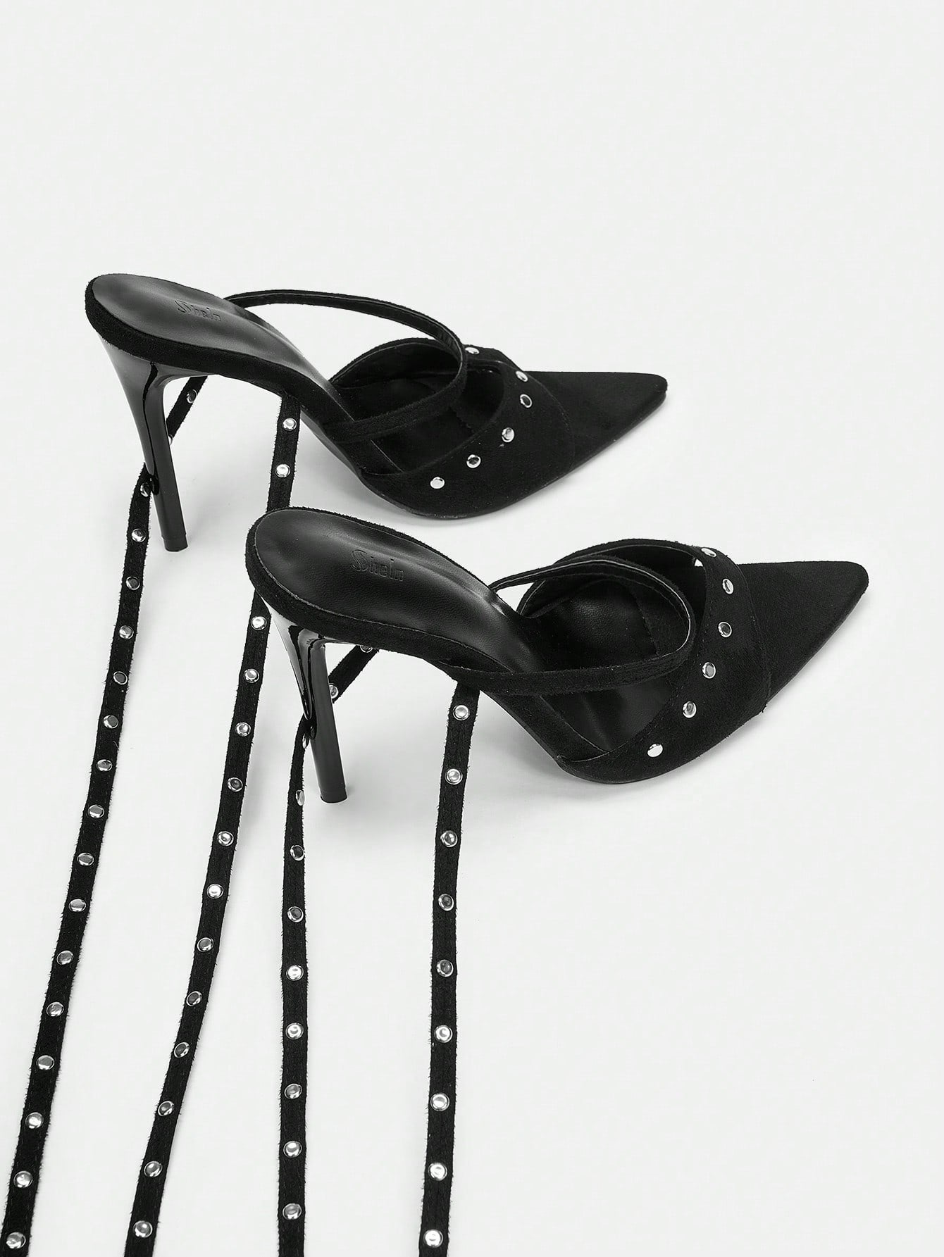  | SHEIN ICON Studded Strappy Stiletto High Heel Sandals With Open Toe | Sandal | Shein | OneHub