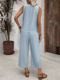  | SHEIN JORESS Women Shirt + Wide-Leg Pants Set,  Casual Commute | Dress | OneHub | OneHub