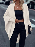 SHEIN LUNE Batwing Sleeve Duster Cardigan Fall Winter Cloth For Women
