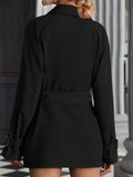  | SHEIN LUNE Raglan Sleeve Double Breasted Belted Trench Coat | Blazer | Shein | OneHub