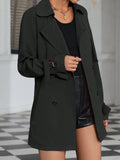  | SHEIN LUNE Raglan Sleeve Double Breasted Belted Trench Coat | Blazer | Shein | OneHub