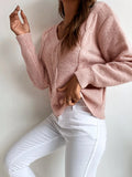  | SHEIN LUNE Solid Cable Knit Sweater | Top | Shein | OneHub