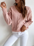  | SHEIN LUNE Solid Cable Knit Sweater | Top | Shein | OneHub