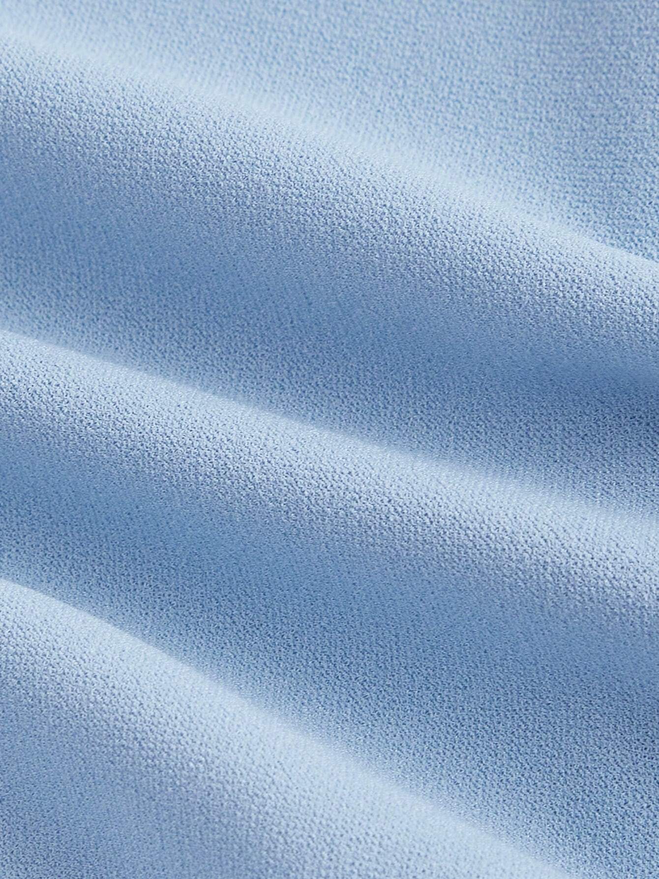  | SHEIN MOD Light Blue Date Night Front Buckle V-Shaped Hem Solid Button Front Vest Jacket & Seam Front Pants Two Pieces Set | Top and Pant Set | Shein | OneHub