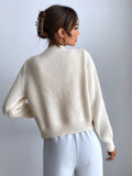  | SHEIN MOOSTA Floral Embroidery Cardigan & Knit Top | Sweater | Shein | OneHub