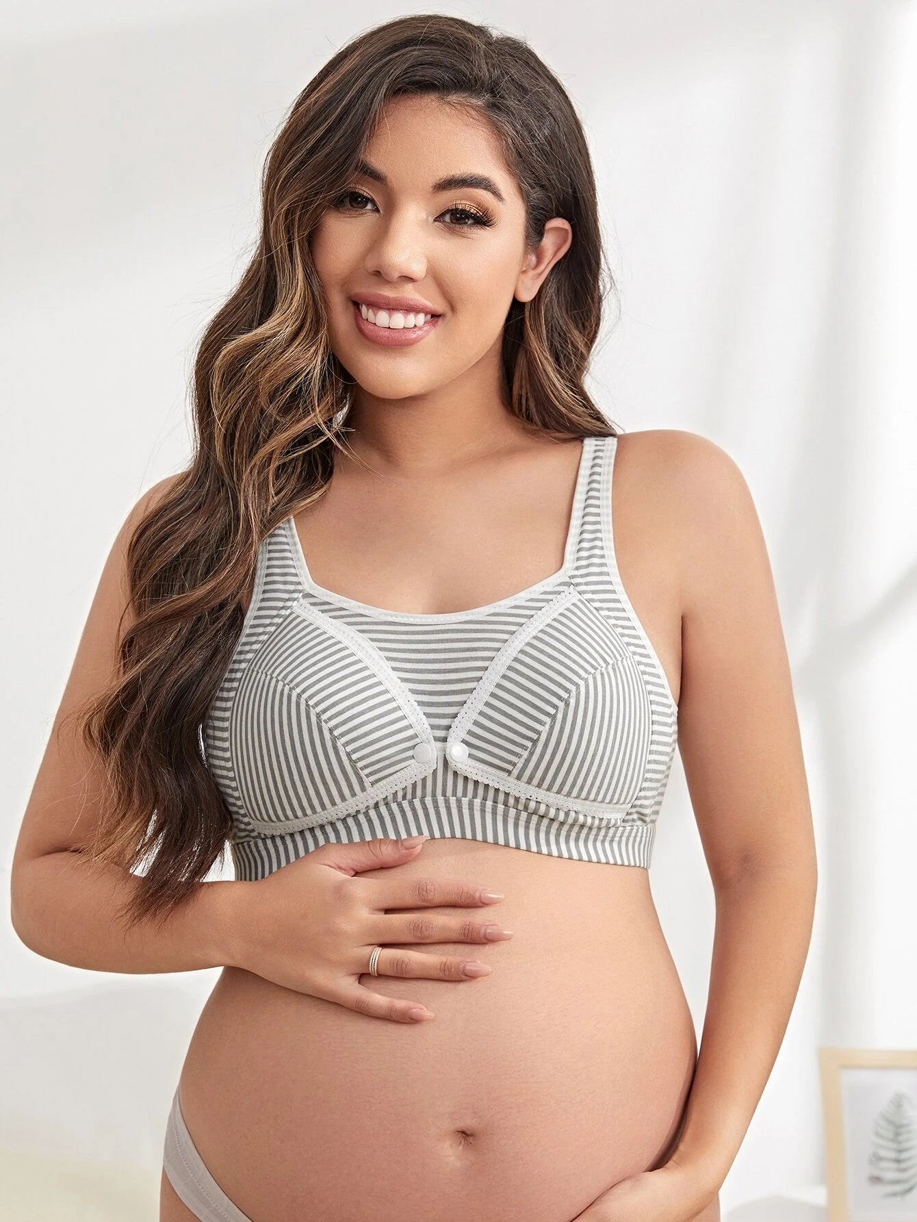  | SHEIN Maternity Striped Nursing Bra | Lingerie | Shein | OneHub