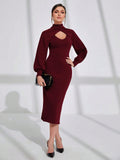  | SHEIN Modely Mock Neck Super Crop Sweater & Sweater Dress | Dress | Shein | OneHub