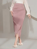 | SHEIN Modely Women's Elegant Wrap Design Skirt | Skirt | Shein | OneHub