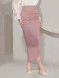  | SHEIN Modely Women's Elegant Wrap Design Skirt | Skirt | Shein | OneHub