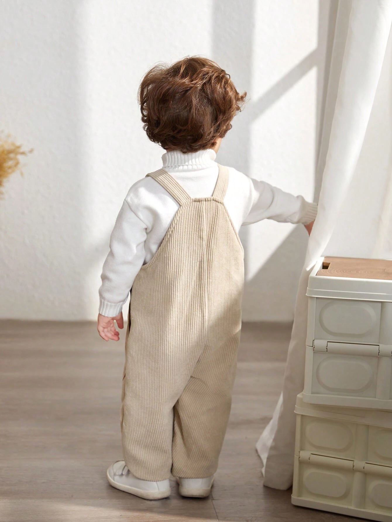  | SHEIN Newborn Baby Boy Cartoon Bear Embroidered Contrast Color Bib & Pants Romper | Dress | Shein | OneHub