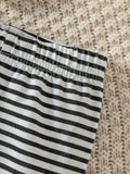  | SHEIN Newborn Baby Boy Cartoon Embroidery Bodysuit & Striped Pants | Bodysuit | Shein | OneHub
