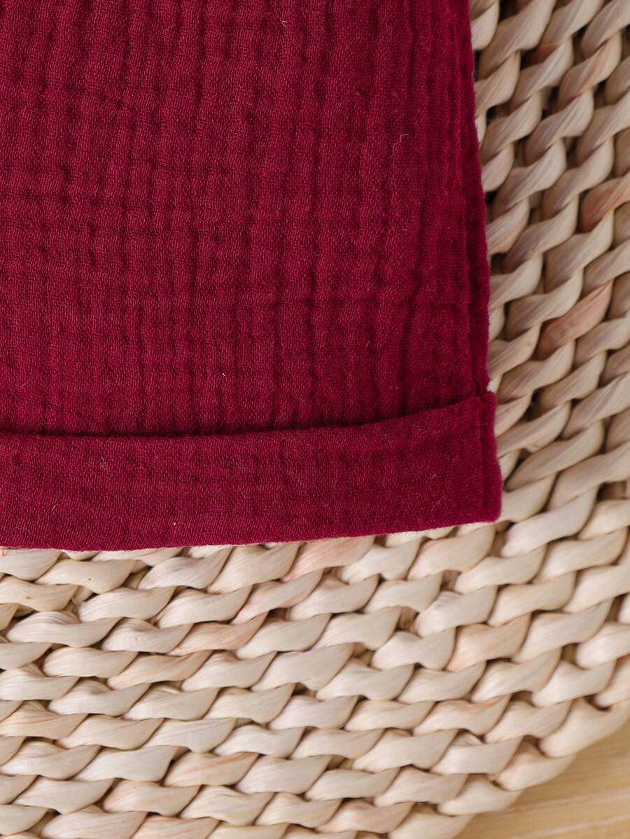  | SHEIN Newborn Baby Girl Shirred Ruffled Hem Cami Top And Shorts Set | dress | Shein | OneHub