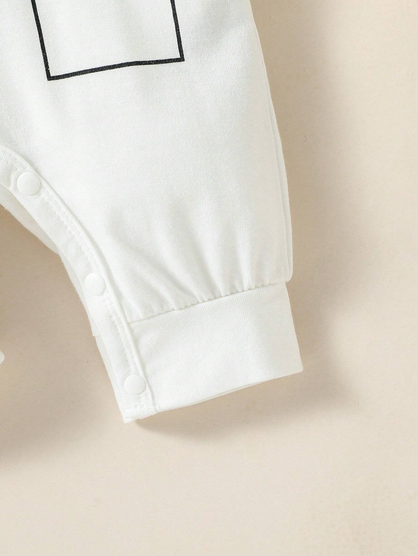  | SHEIN Persoplay Kids Baby Boy Costume Mini Doctor Printed Long Sleeve Jumpsuit With Embroidered Hat, For Daily | Dress | Shein | OneHub