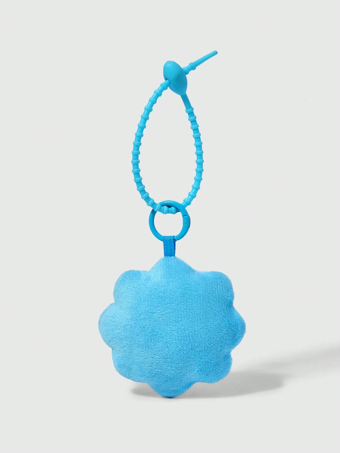  | SHEIN Plush Flower Shaped Cute Bag Charm/Keychain (Blue) | Card Holder | Shein | OneHub
