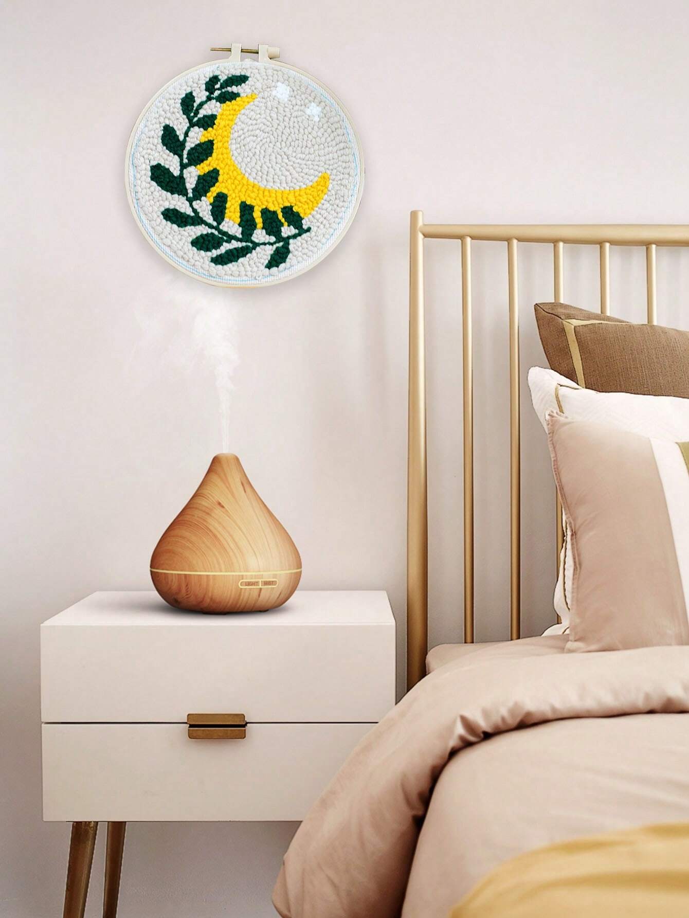 SHEIN Poke Embroidery New Handmade Diy Animal Embroidery Kit, Beginner Diy Material Kit