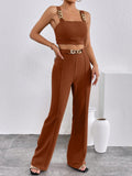  | SHEIN Chain Detail Cami Top & Flare Leg Pants | Top and Pant Set | Shein | OneHub