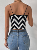  | SHEIN Priv̩ Chevron Pattern Cami Knit Top | Top | Shein | OneHub