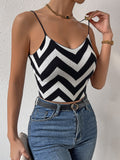  | SHEIN Priv̩ Chevron Pattern Cami Knit Top | Top | Shein | OneHub