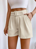  | SHEIN Privé High-Waisted Shorts With Diagonal Pockets | Pants | Shein | OneHub
