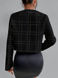  | SHEIN Priv̩ Plaid Pattern Button Front Overcoat | Blazer | Shein | OneHub