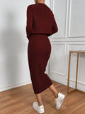  | SHEIN Privé Solid Tube Dress & Open Front Jacket | Dress | Shein | OneHub