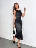  | SHEIN Privé Women Summer Gradient Pleated Slim Fit Sleeveless Dress | Dress | Shein | OneHub