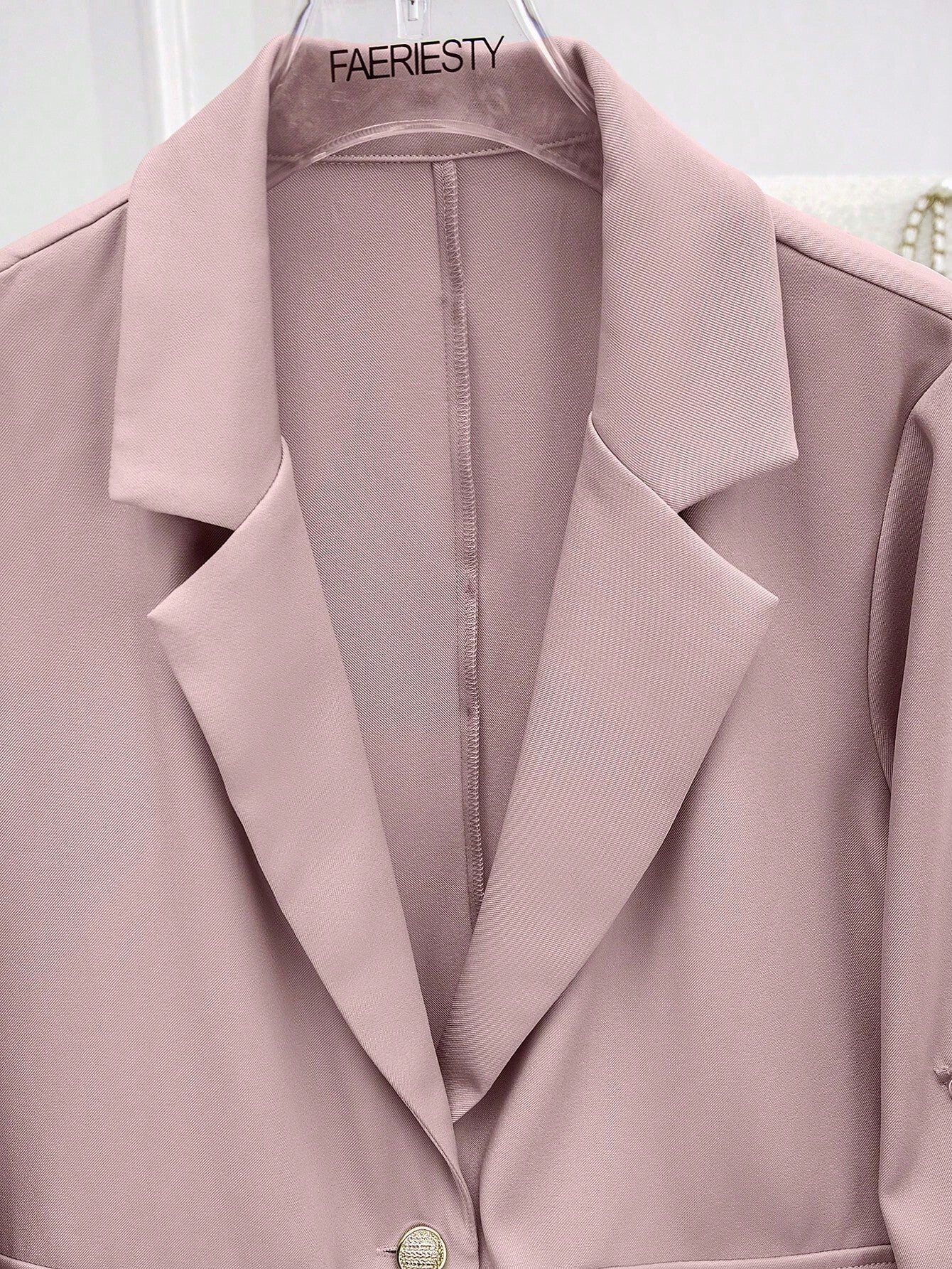  | SHEIN Privé Women's Lapel Long Sleeve Rolled Cuff Fashionable Charismatic Mature Style Blazer Jacket | Blazer | Shein | OneHub