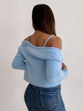  | SHEIN Qutie Fluffy Knit Cami Top & Open Front Cardigan | Sweater | Shein | OneHub