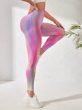  | SHEIN Sport Seamluxe Tie Dye Wideband Waist Sports Leggings | Sports Leggings | Shein | OneHub