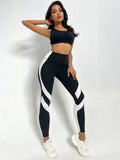  | SHEIN Sport Studio Two Tone Yoga Leggings Tummy Control Sports Tights | Sports Leggings | Shein | OneHub