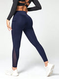  | SHEIN Sport Studio Women's Fashionable Mesh Insert Workout Leggings With Pocket, Suitable For Yoga | Sports Leggings | Shein | OneHub