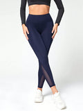  | SHEIN Sport Studio Women's Fashionable Mesh Insert Workout Leggings With Pocket, Suitable For Yoga | Sports Leggings | Shein | OneHub