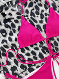  | SHEIN Swim Summer Beach Ring Linked Halter Triangle Bikini Swimsuit | Lingerie | Shein | OneHub