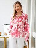  | SHEIN VCAY Floral Print Hidden Button Shirt | Shirt | Shein | OneHub