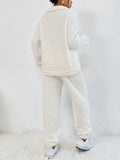  | SHEIN X Antonella SHEIN Frenchy Drop Shoulder Flannel Sweatshirt & Trousers | Sweater | Shein | OneHub