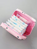 SHEIN Sanitary Napkins Bag Storage Mini Cosmetic Bag Organizer Waterproof