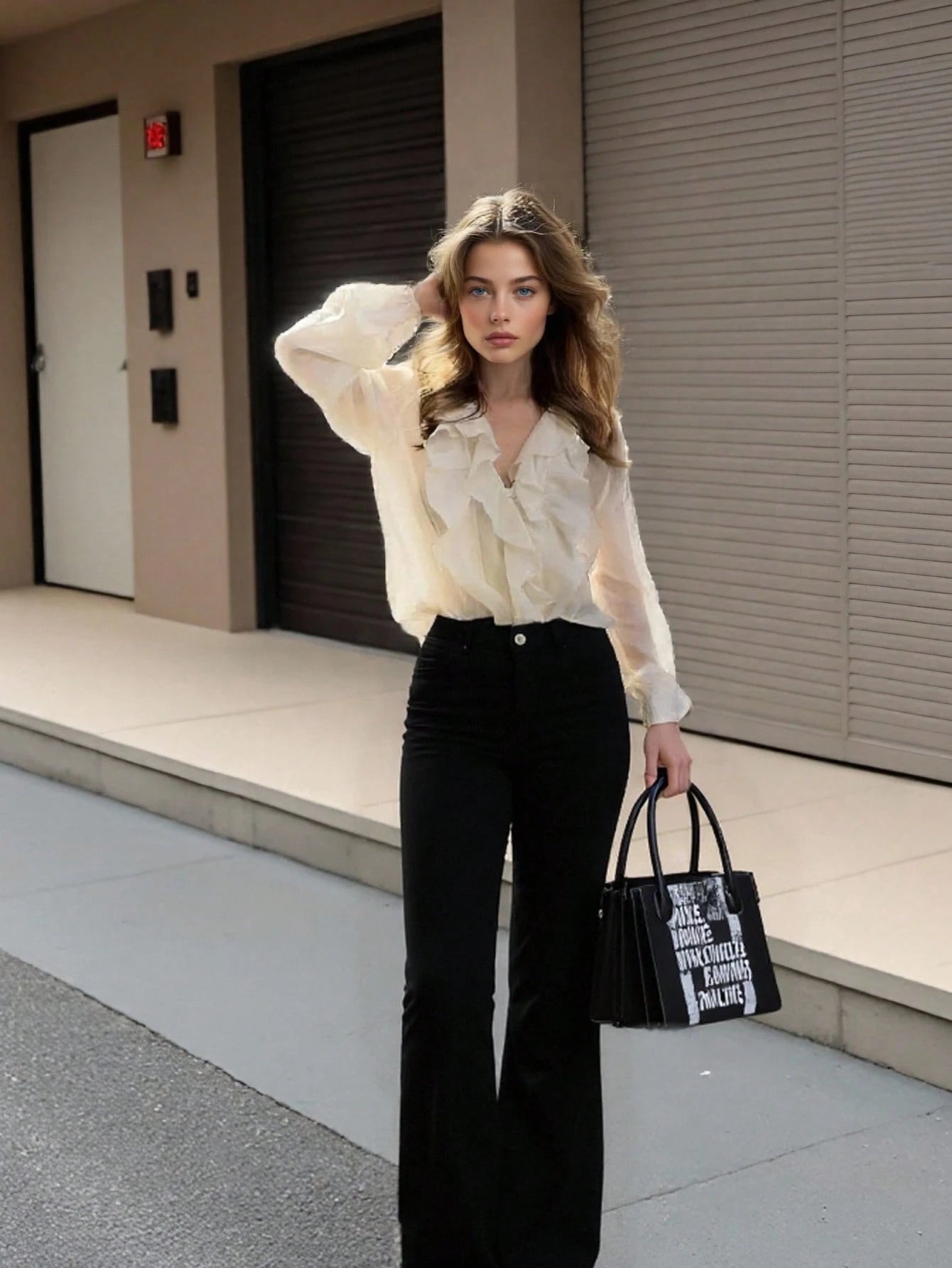  | SHEIN Seelio Summer New Arrival Women Layered Ruffle Trim Blouse | Top | Shein | OneHub