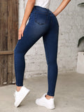 SHEIN Slant Pocket Skinny Jeans