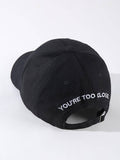  | Slogan Embroidered Baseball Cap | Cap | Shein | OneHub