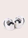 SHEIN Spring & Autumn 0-1 Year Old Baby Shoes, Soft Sole Sports Toddler Shoes, White Baby Boys' Popular Model