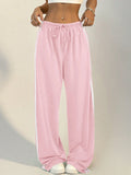  | SHEIN StreetHx 1pc Sports Style Drawstring Side Stripe Straight Sweatpants | Pants | Shein | OneHub