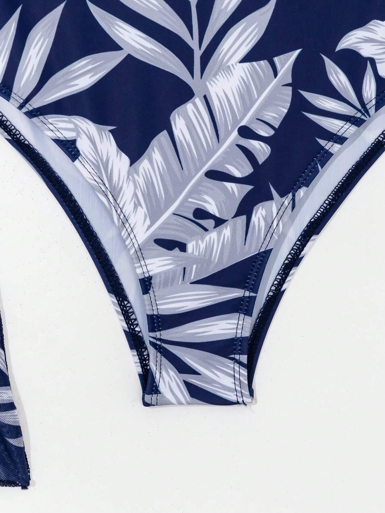  | SHEIN Summer Beach Tropical Print Push Up Bikini Set With Kimono | Lingerie | Shein | OneHub