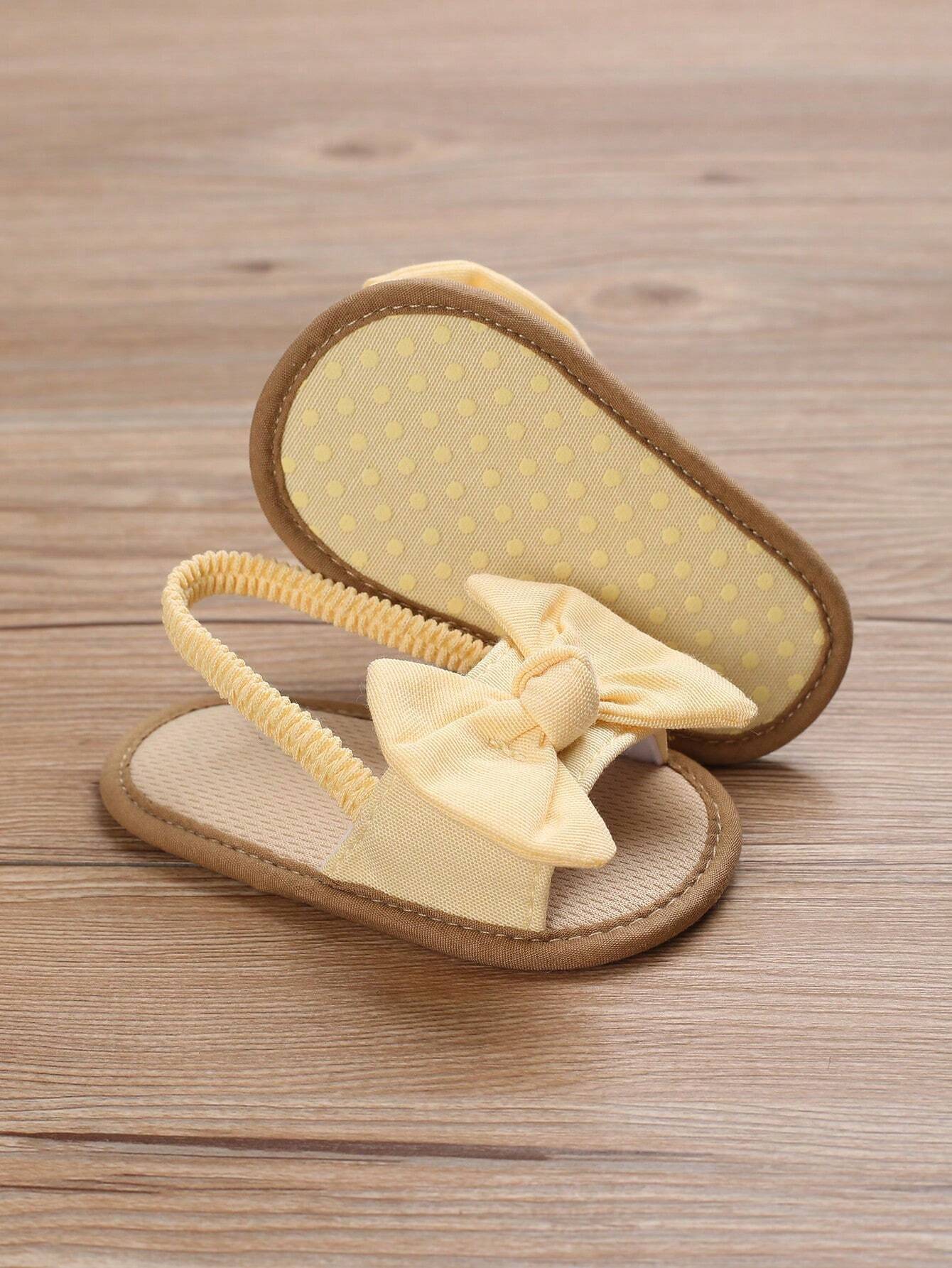 | SHEIN Summer Yellow Soft Sole Baby Sandals For Girls Aged 0-1 | Shoes | Shein | OneHub