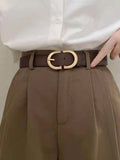 SHEIN Symmetrical Buckle Belt