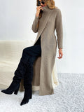  | SHEIN Turtleneck Slit Dress, Long Sleeve Casual Party Club Dress, Elegant & Unique Design | Dress | Shein | OneHub