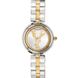 Versace Virtus Infinity Two-tone Stainless Steel Silver Dial Quartz Watch for Women - VEZ400321