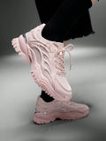 SHEIN Vate Woman Shoes Thick Sole Fashion Lightweight Pink Outdoor Sneaker