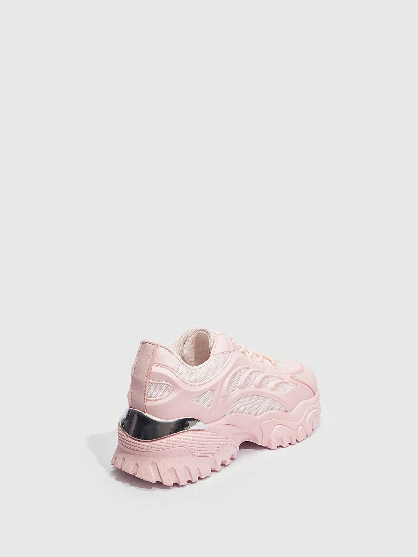 SHEIN Vate Woman Shoes Thick Sole Fashion Lightweight Pink Outdoor Sneaker