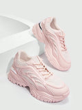 SHEIN Vate Woman Shoes Thick Sole Fashion Lightweight Pink Outdoor Sneaker