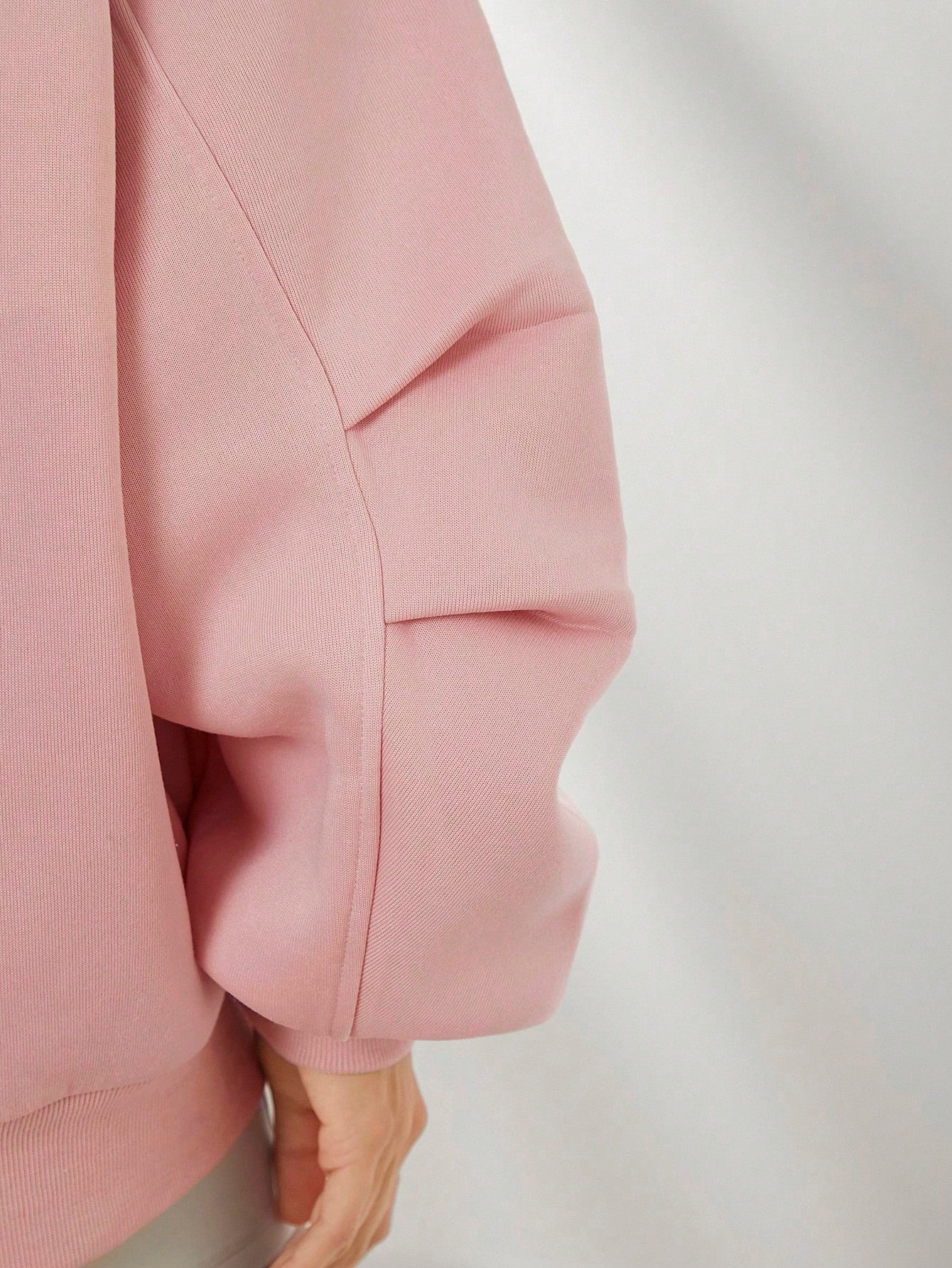 SHEIN WESTFADE Oversized Zip Up Long Sleeve Fleece Hoodie Cute Fall Back To School, Casual Autumn, Winter, Boho, Western Wear For Women